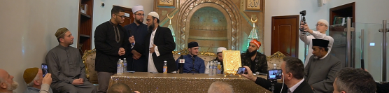 Christian Revert Islam LIVE Shahadah AHAD TV Mufti Ammaar Saeed Richmond Hills Islamic Center Bosnian Islamic Center New York